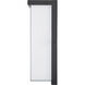 Sommar LED 14 inch Powder Coated Black Outdoor Wall Sconce